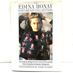 Vintage Knitting Book The Edina Ronay Knitwear Collection by Edina Ronay 1988.